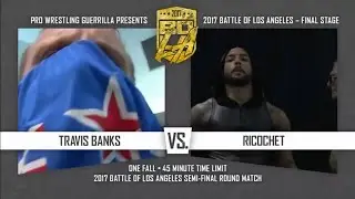 Travis Banks vs. Ricochet - PWG BOLA 2017 | FULL MATCH