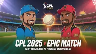 Saint Lucia Kings 🆚 Trinbago Knight Riders | Epic CPL Thriller Match | Cricket 24 Gameplay #cpl