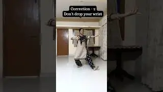 Bharatanatyam easy steps| Common mistakes while doing classical dance| Classical movements tutorial