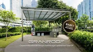 GRANROOF Dengan Warna Baru 'Silver Metallic' - Atap Carport Polycarbonate Modern dari YKK AP