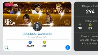 Legends:Worldwide Box Draw Opening| Pes19mobile