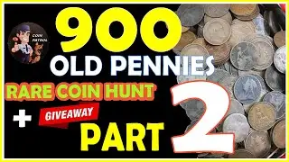 Rare Coin Hunt - 900 Pennies To Search Through - Part 2