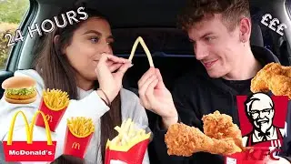 WE ORDERED WHAT THE PERSON IN FRONT ORDERED FOR 24 HOURS | UK COUPLE