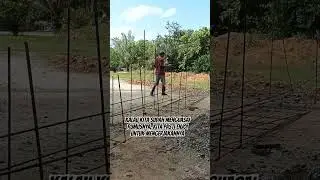 proses merakit rangka besi boxciver