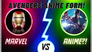 I Asked AI to Turn Avengers Into Anime Characters! 🔥🦸&zwj;♂️🎌 | Marvel Anime Reimagined