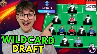FPL GW 23 WILDCARD TEAM🔥| BEST DRAFT FOR FIXTURES & DOUBLES?👀 | FPL 2025/26 Tips