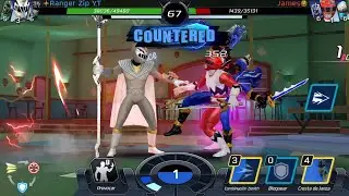 Power Rangers legacy Wars zayto en acci&oacute;n
