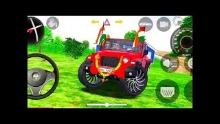 Dollar (Song) Shidu Mosewala Modified Mahindra White Thar Indian Cars Simulator 3D Gameplay Part-99