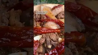 Pork with bamboo shoots 🔥Local pork with bamboo shoots  || Naga Style pork with bamboo shoots 😋