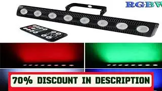#8 LED RGBW 4IN1 DMX Wall Wash Lamp DJ Disco Party  Par Stage Light Effect for Dance Bar Holiday We
