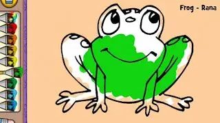 Coloring Frog | Drawing Frog | Coloring Pages Wild Animal #coloring #drawing