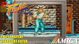 Final Fight Enhanced Longplay - Commodore Amiga - CRT Filter - 4K