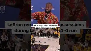 LeBron&rsquo;s memory is unreal 🧠