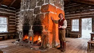 How One Man&rsquo;s Giant Chimney Kept His Cabin 20&deg;F Warmer Than Outside Walls
