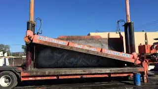 Al-Jon Impact V Car Crusher Flattening Sedans