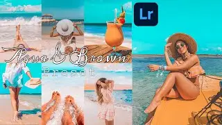 Lightroom Mobile Preset Free Dng | Aqua & Brown Preset