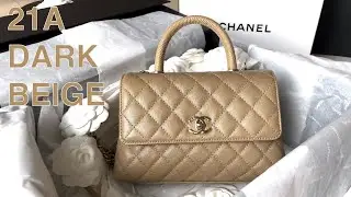 Chanel 21A Dark Beige, Unboxing & Modshots