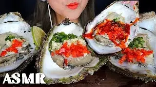 сырая устрица, популярные морепродукты, асмр мукбанг