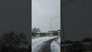 walk in snowfall ❄️❄️#shorts #snowfall #youtubeshorts #usashorts #usa #winter