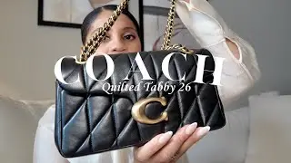 Я купила стеганую сумку Coach Tabby Bag 26, весенние сумки, весенняя мода.