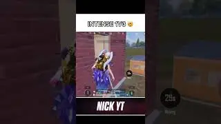 INTENSE 1v3 CLUTCH BY NICK YT   #shorts #bgmi #shortfeed #shortlive