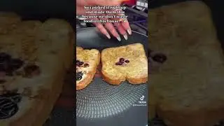 The Best Blueberry French Toast!#frenchtoast #breakfastrecipe #shorts #texykitchen