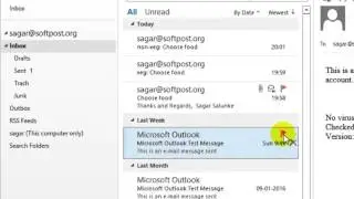How to flag an email in Outlook