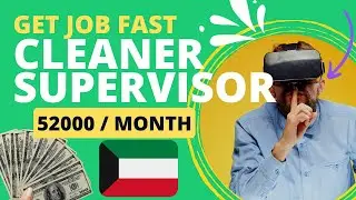 Cleaner Supervisor | Kuwait | Restaurant Helper | jobs  in gulf | 2023 #supervisor #gulfjob2023