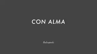 CON ALMA chord progression - Backing Track (no piano)