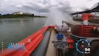 TOP Speed 100KM/H 2stroke Engine Thailand Modify Craft RC Long-tail Boat !!