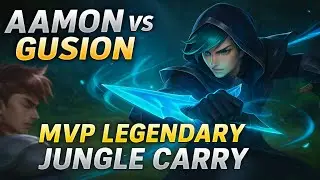Aamon vs Gusion Showdown 🔥 Jungle Domination | MVP Legendary Gameplay | MLBB India
