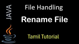 How to Rename File in Java |Java Tutorial Tamil | #java #filehandling