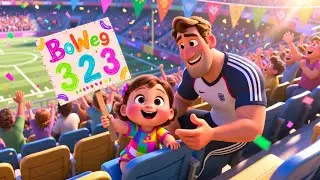 Baseball Game With Baby ⚾ | Fun Sports Song for Kids | Playful Game Day Adventure Rhyme
