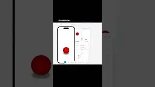 How To Design a Animated Bouncing Ball in Figma | How to Make a Ball in Figma| #shorts #bouncingball