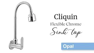 Cliquin Brass Kitchen Tap | 360&deg; Swivel Black Silicone Spout #faucet #cliquin @CliquinStore