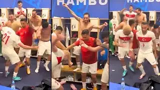 🇹🇷 Turkey Players Crazy Dressing Room Celebration After Reaching Round of 16 | Austria | Euro 2024