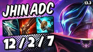 Jhin ADC vs Draven (POWERFULL) / KR Master / Patch 13.3 / Season 13 🔰