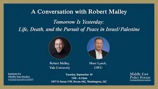 “Tomorrow Is Yesterday: Life, Death, and the Pursuit of Peace in Israel/Palestine