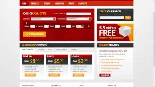 Delivery Services Website Template