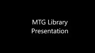 MTG Library Android App presentation