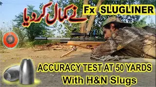 Accuracy Test at 50 Yards With Fx STX superior heavy Slugliner Install in Artemis P10 By H.H HUNTERS