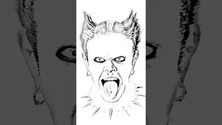 Unforgettable Keith Flint: a tribute drawing #shorts #KeithFlint #drawing #art #music #Prodigy #RIP