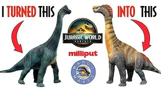 I Made the TITANOSAURUS from Jurassic World Rebirth Using A Cheap Dinosaur Toy from Walmart