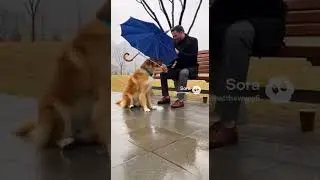 We really don&rsquo;t deserve dogs    Watch his reaction! 😭☔️ #dogs #wholesome #kindness #heartwarming