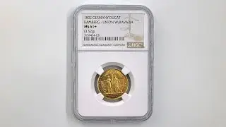1802 ドイツ バンベルク バイエルン統合記念 1ダカット 金貨 NGC MS 61+ 準未使用品 3959454-031