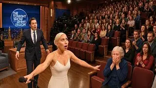 Jimmy Fallon STUNNED When Lady Gaga Suddenly Rushes Into Audience After Spotting This Woman