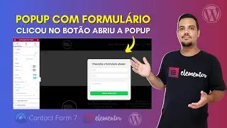 Como criar Pop-Up com Formulário de Contato e abrir Clicando no Botão | Botão com Popup no Elementor
