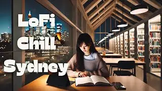 🎧シドニーの夜の図書館で / In a Quiet Sydney Library at Night 🌆🌊