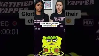 Shawty was crashing out over SpongeBob😭🤣🤣 #glorb