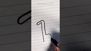 How to Draw Giraffe from Number 1 Very Easy